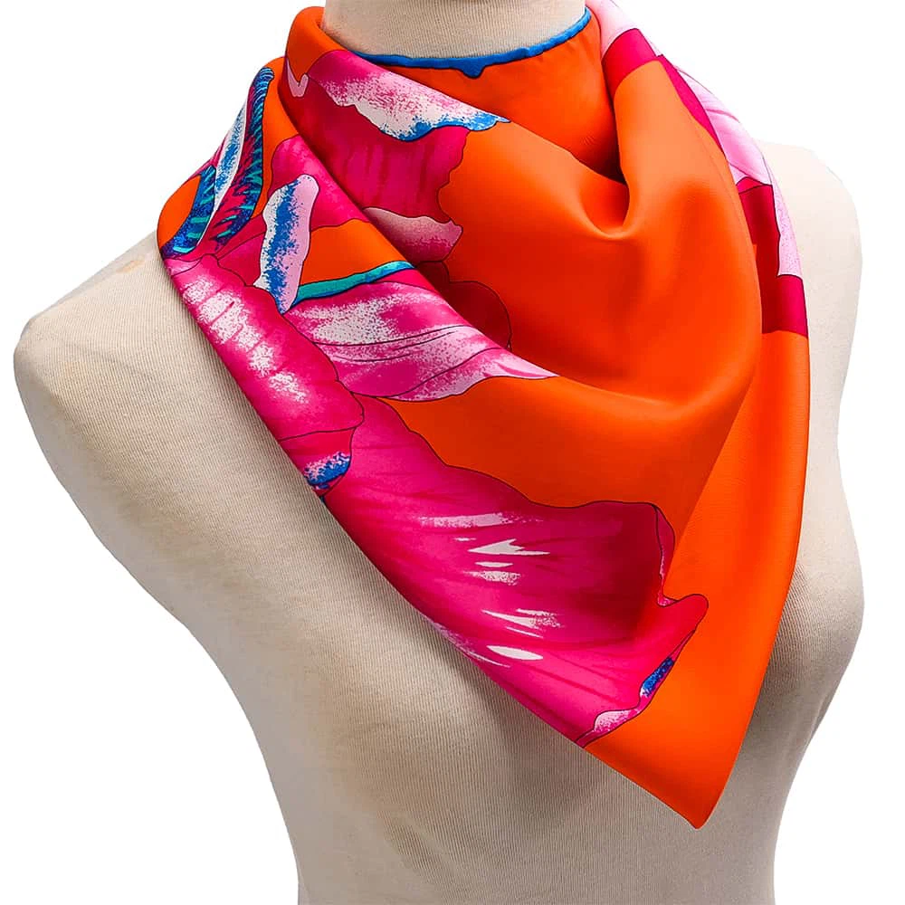 64 Womens multifunctional silk scarf 64 Womens multifunctional silk scarf